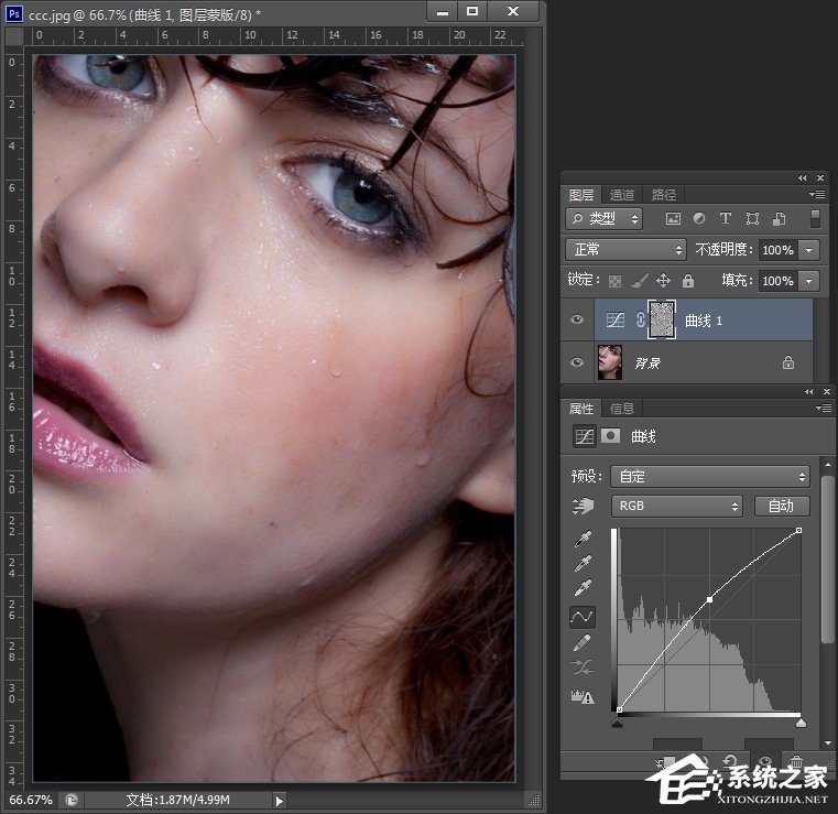 photoshop人像修图美白,photoshop人像祛痘