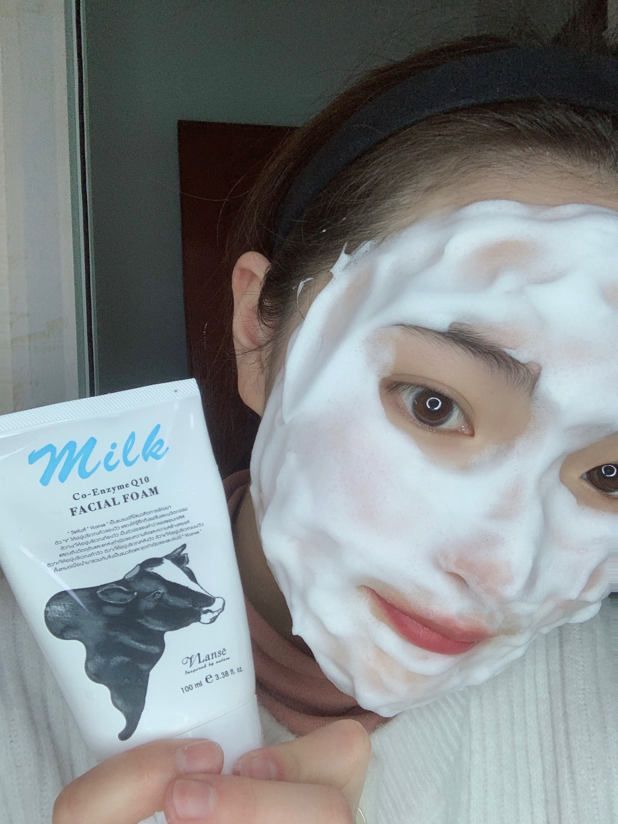 葳兰氏q10牛奶美肌面膜,泰国葳兰氏q10牛奶身体乳400ml