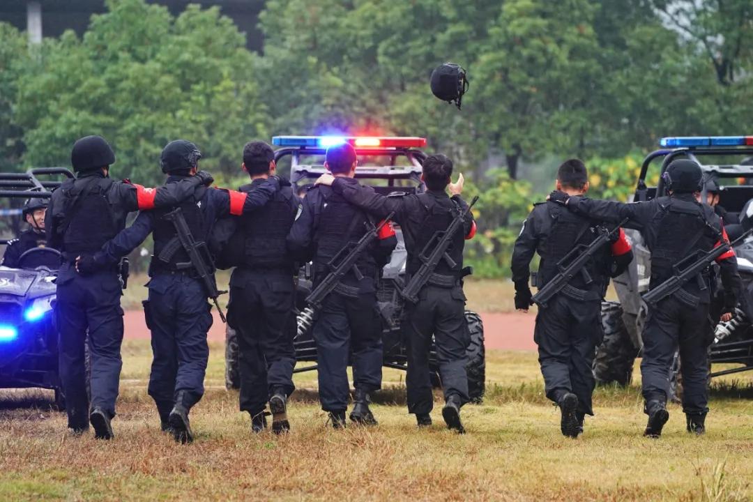巡特警支队雷霆亮剑气势如虹,巡特警支队一大队