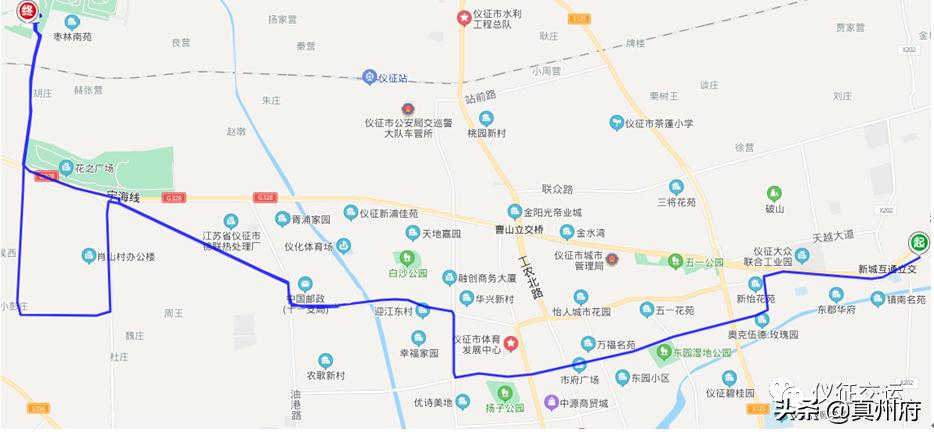 仪征公交线路查询9路,仪征公交路线汇总2019年9月