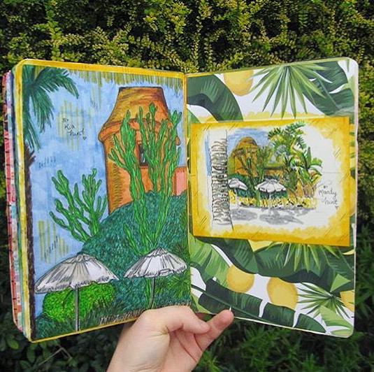 手绘手账教程零基础,新手怎么做手账画