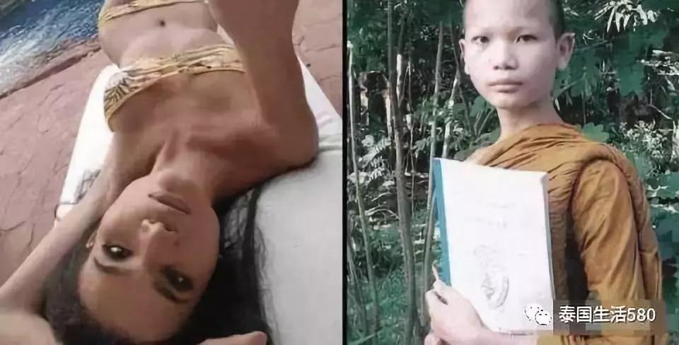 泰国一个男网红当和尚,泰国男人做和尚