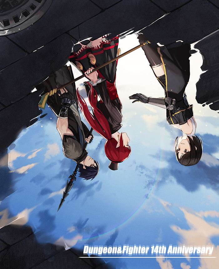 dnf韩服14周年壁纸分享，官方VS玩家哪个好看？