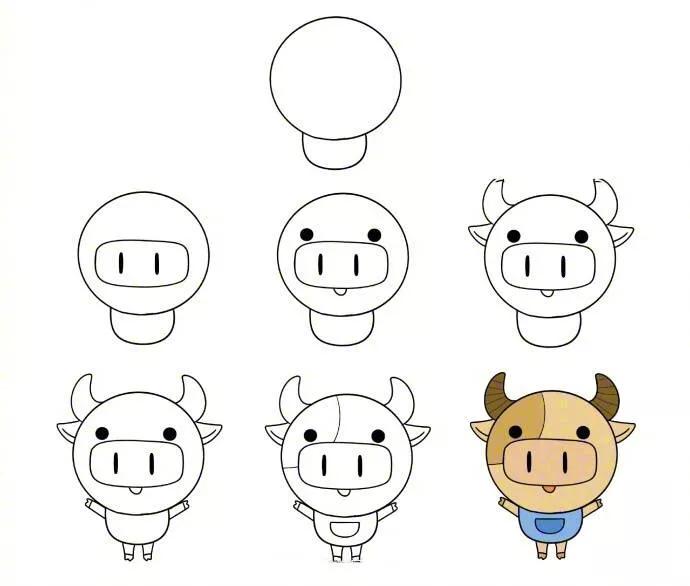 6-12岁儿童绘画简笔画小动物,简笔画小动物100种可爱幼儿园