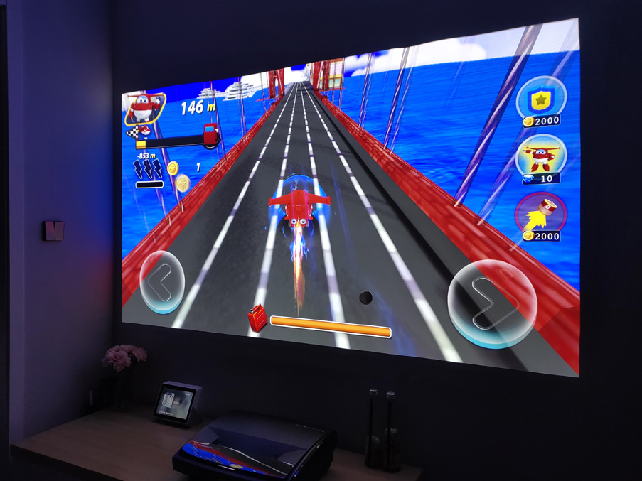 激光电视坚果极米,坚果su4k评测和坚果u1