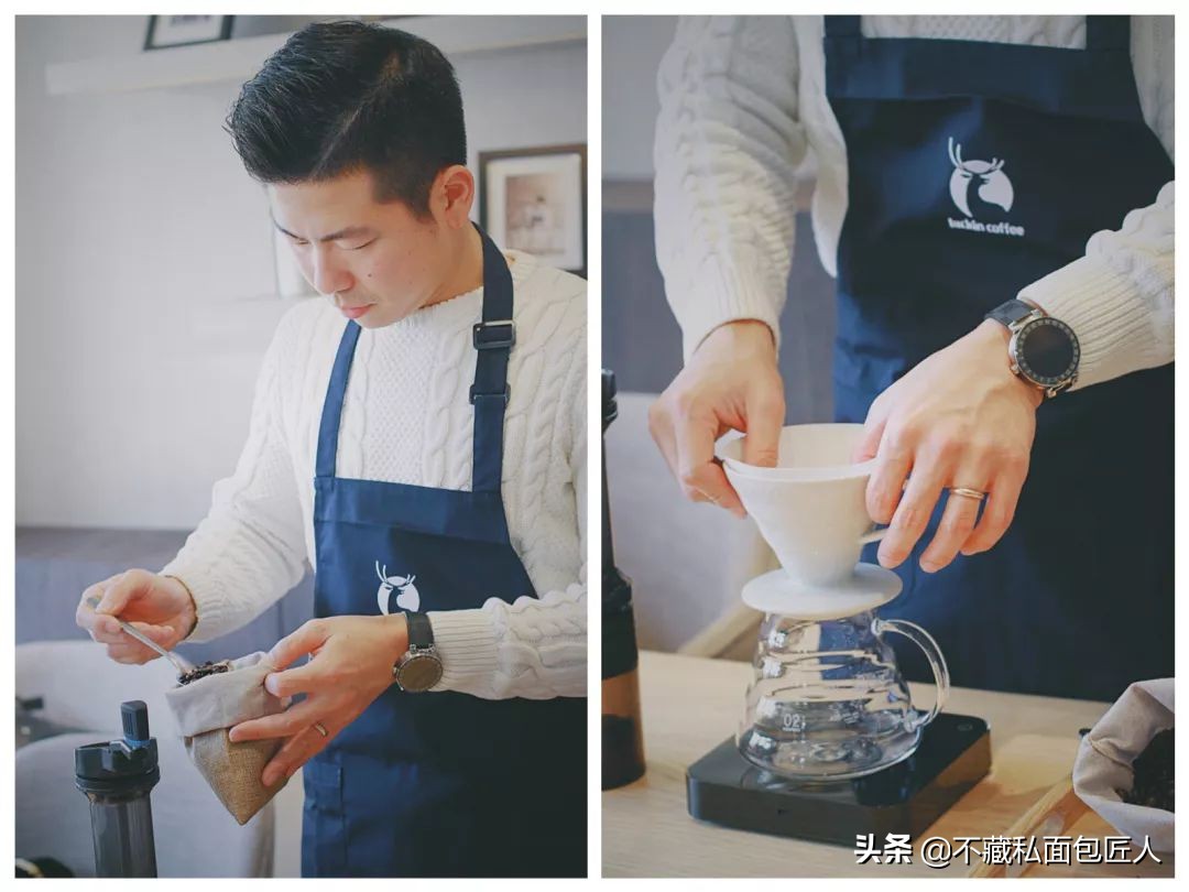 左手咖啡右手面包,左手面包右手玫瑰