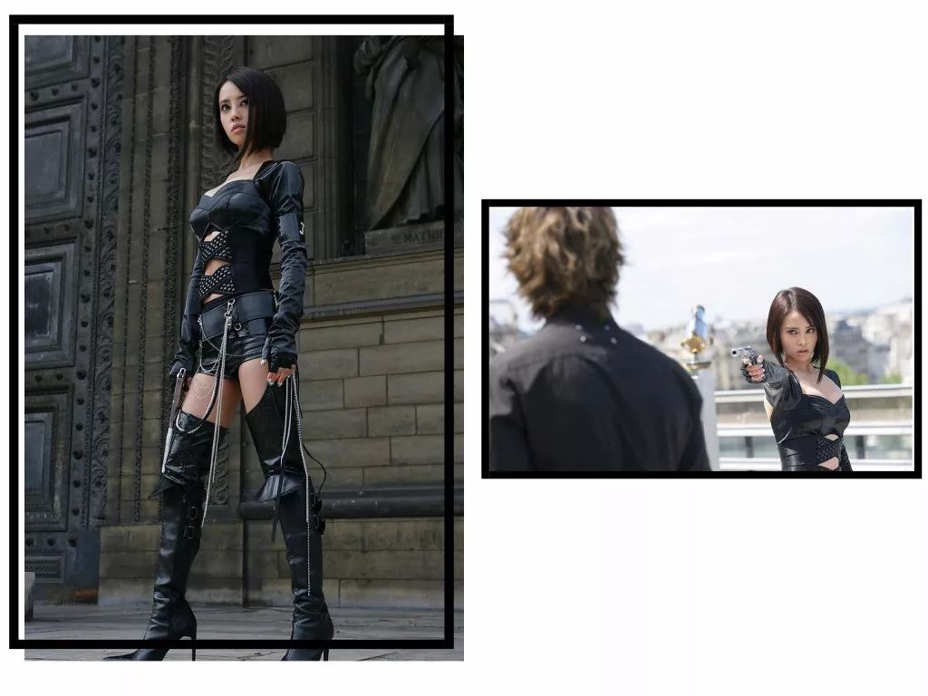 没想到皮夹克还有减龄的作用！“人间芭比”lisa和超模都在穿