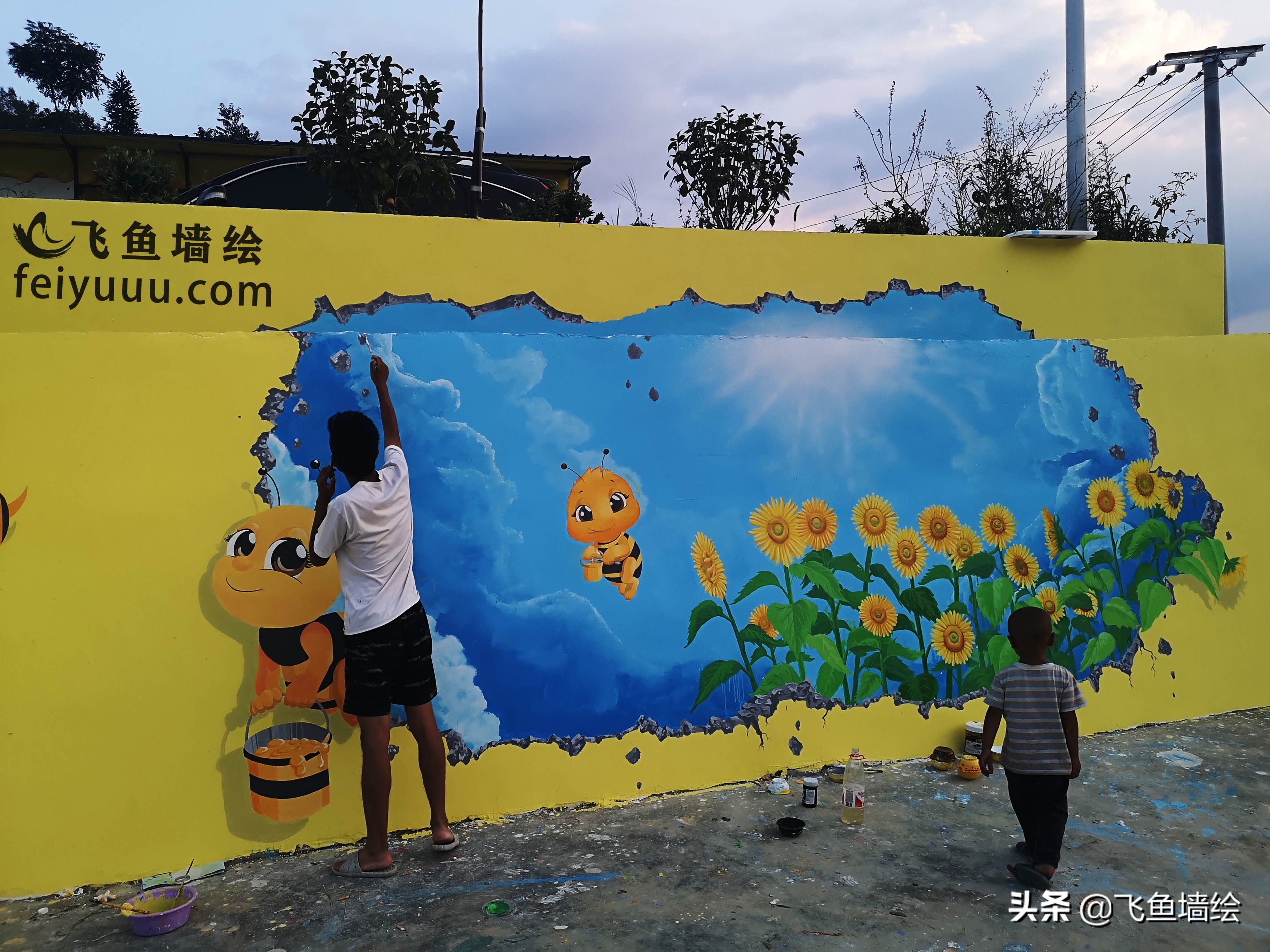 墙绘可以运用到多少场景,墙绘都在哪里画