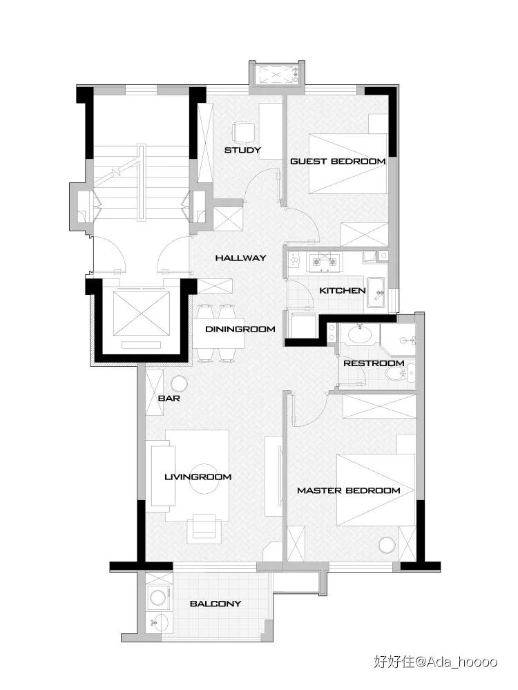 86精装房,精装修房子极简改造