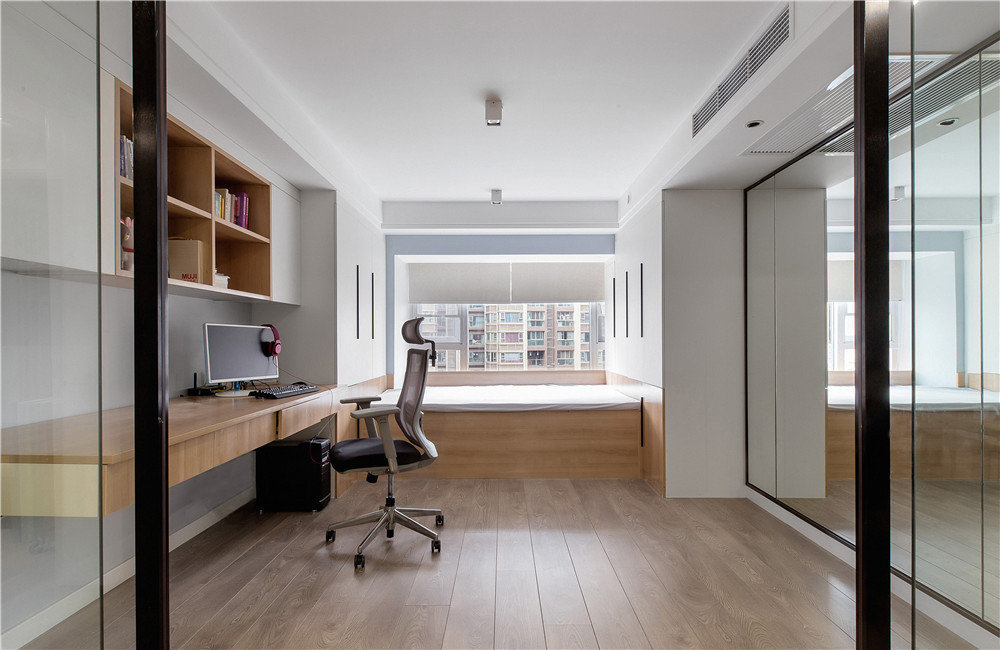 盛秦西苑93平一室一厅装修设计,盛秦西苑效果图