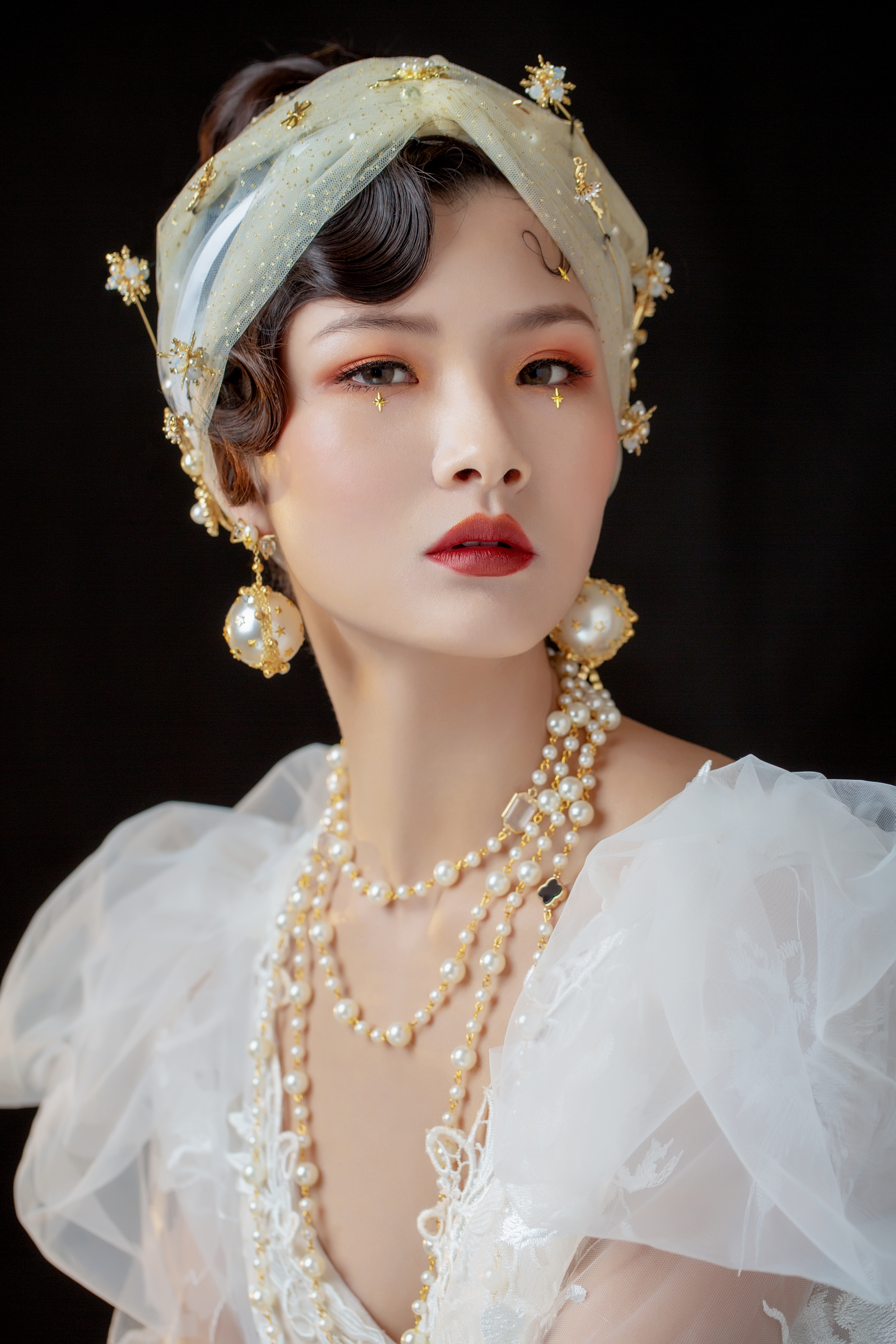 分享一组中式新娘造型美爆了,超惊艳新娘造型