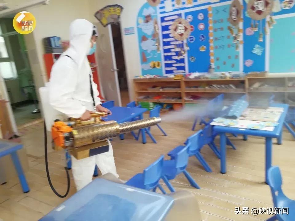 明天到底送不送?陕视记者探班幼儿园,消杀阵仗“吓”到记者