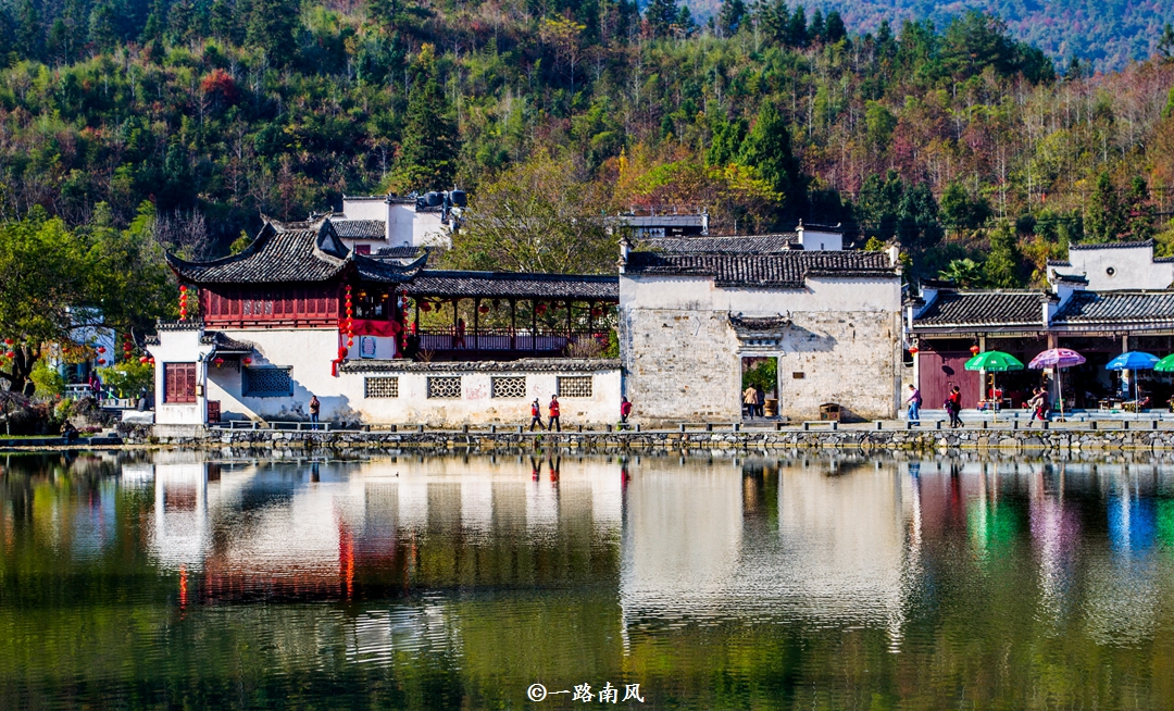 从黄山脚下到西递古村,黄山宏村秋色水墨