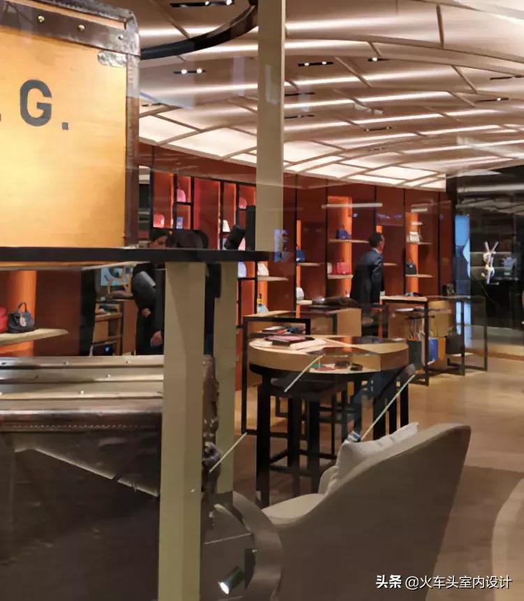lvgucci等奢侈品门店设计,lv奢侈品店灯光设计