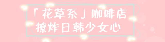 撩炸日韩少女心！风靡韩国的「花草系」咖啡店，韩国明星都爱去！