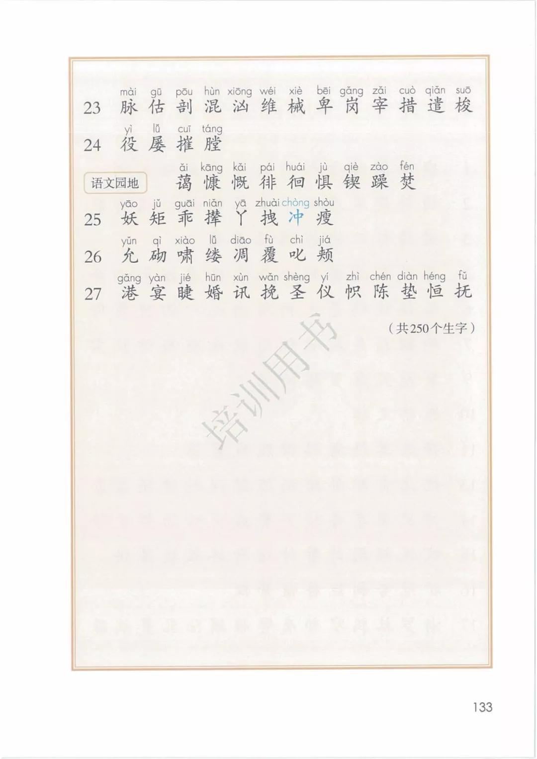 完整版|部编人教版语文四年级下册教材课本，最新高清版