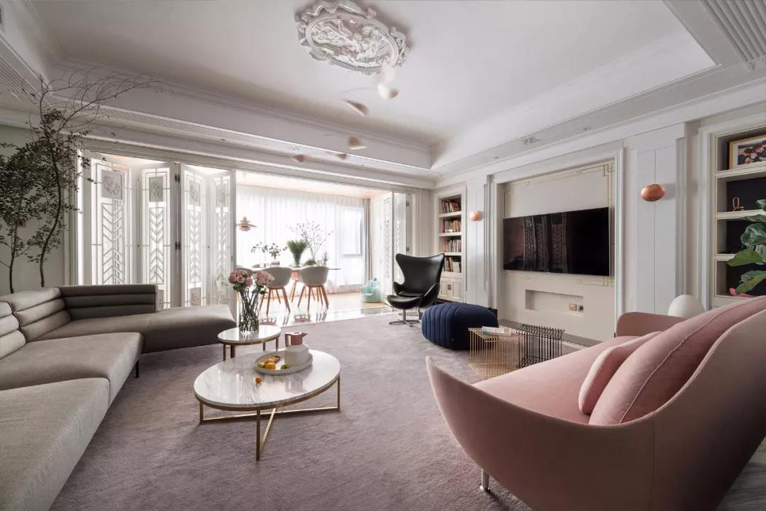 169平复式轻奢风格装修图,169平现代轻奢风装修