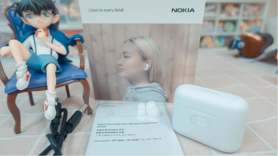 诺基亚e3102耳机和苹果耳机大小,诺基亚蓝牙耳机e3100评测