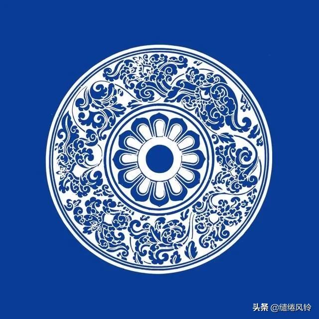 青花瓷花纹图案欣赏,青花雕瓷图片欣赏