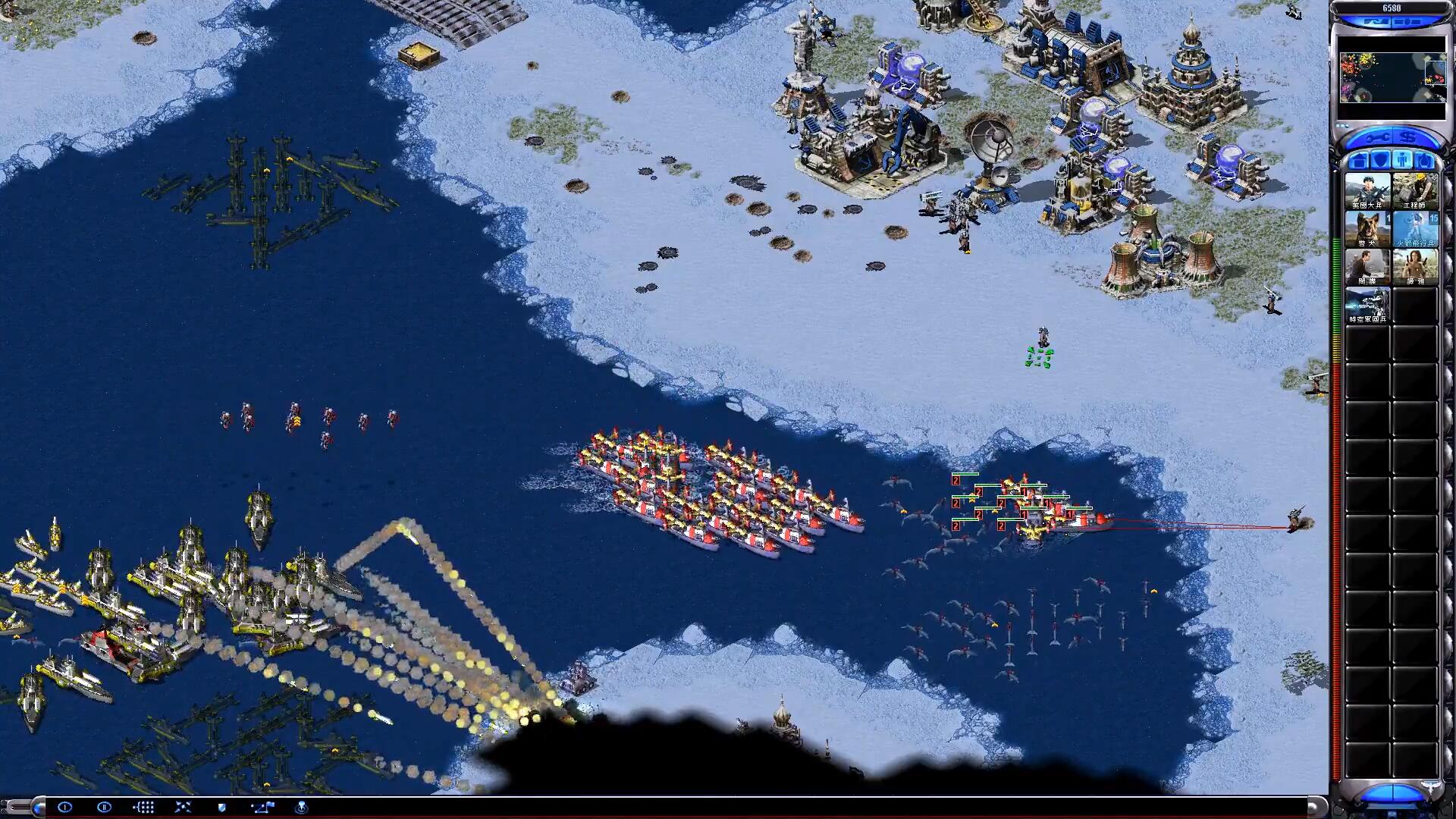 红色警戒里什么兵种克制海豚,红色警戒海豚被心控