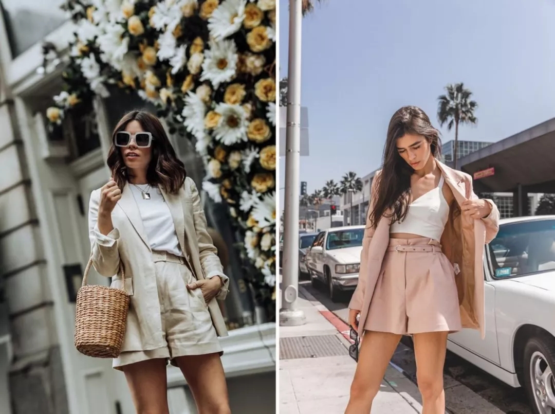 时髦西装短裤,西装短裤真的又舒服又好看