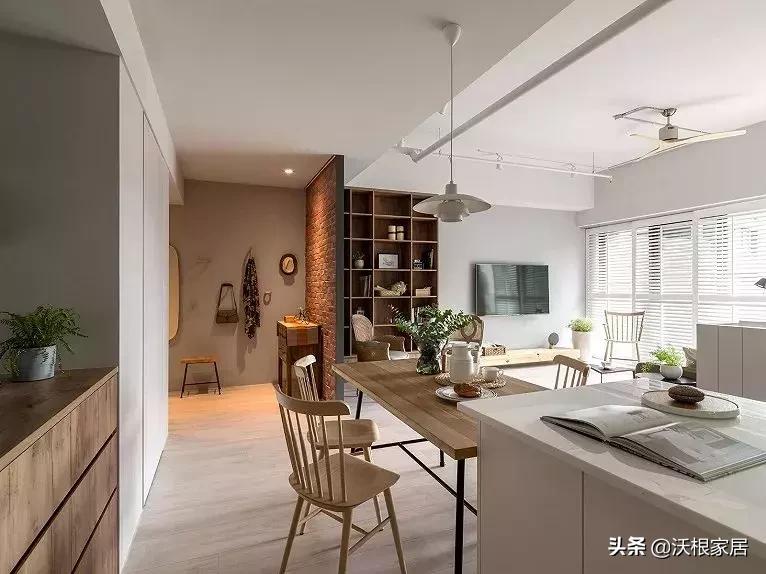 法式原木风家居案例,家居北欧风装修效果图