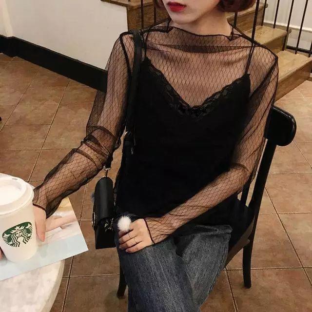 今年流行这么洋气的打底衫，太女神了！