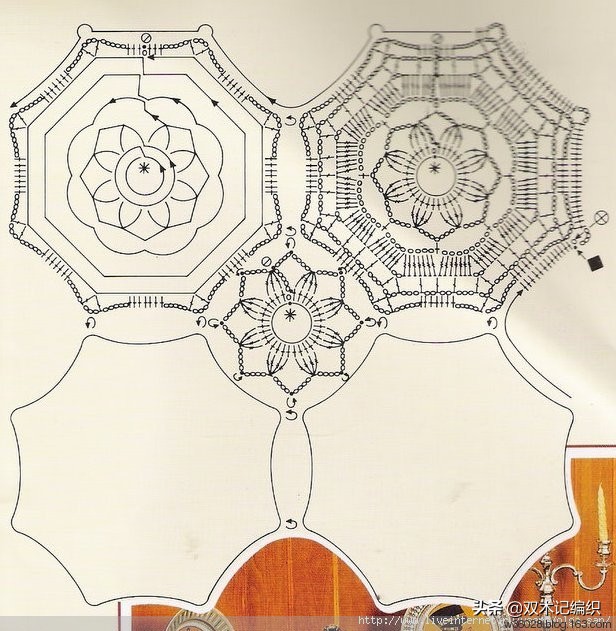 手工钩针毛线沙发巾桌布台布,精致唯美的细蕾丝钩针镂空花桌布