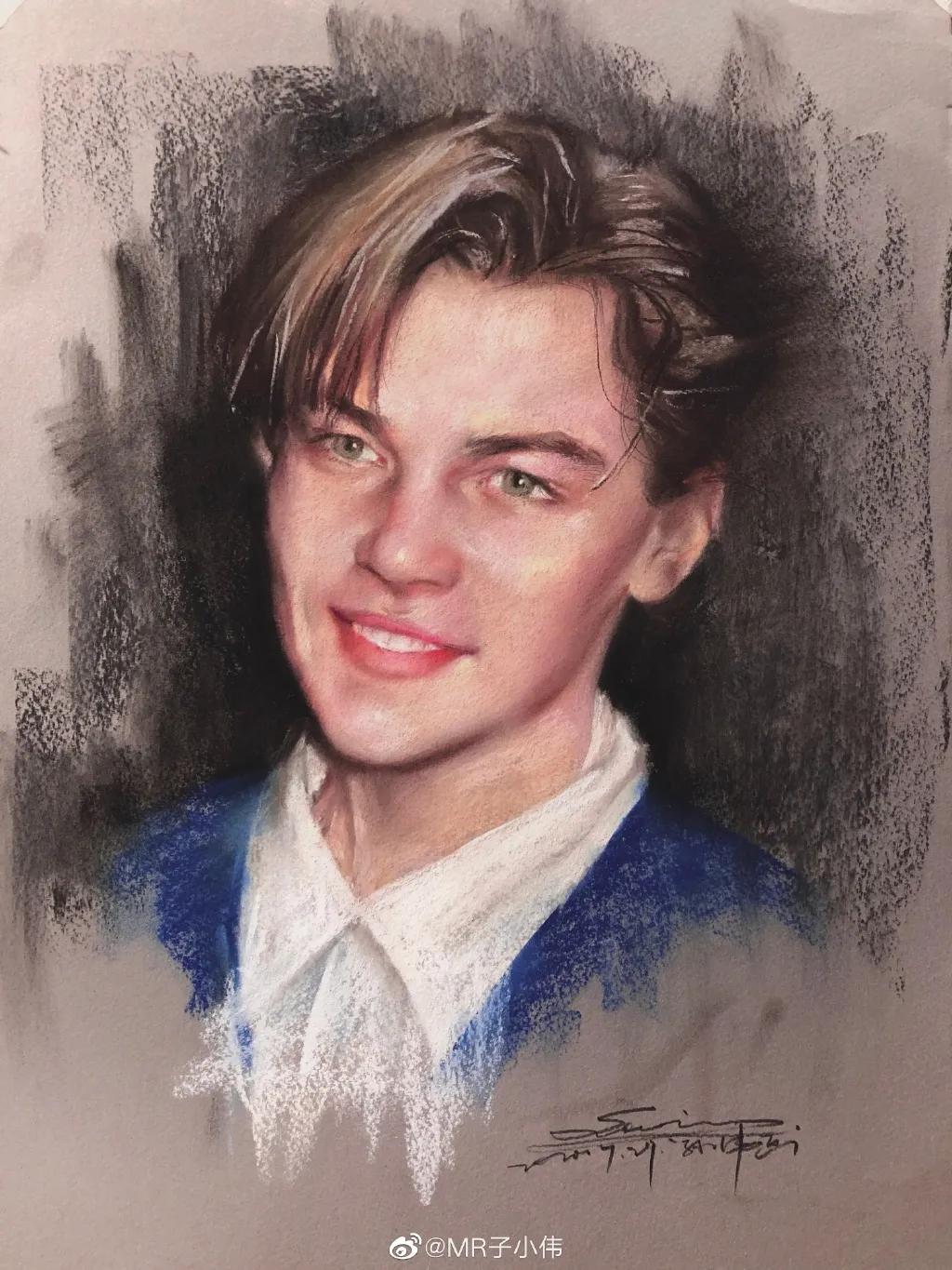 厉害了！他用一支铅笔把明星画了多个，如肖战、蔡徐坤、迪丽热巴