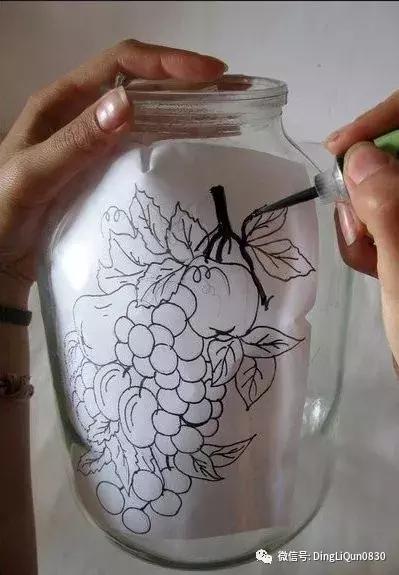 创意diy手工制作玻璃瓶彩绘,玻璃瓶彩绘手工