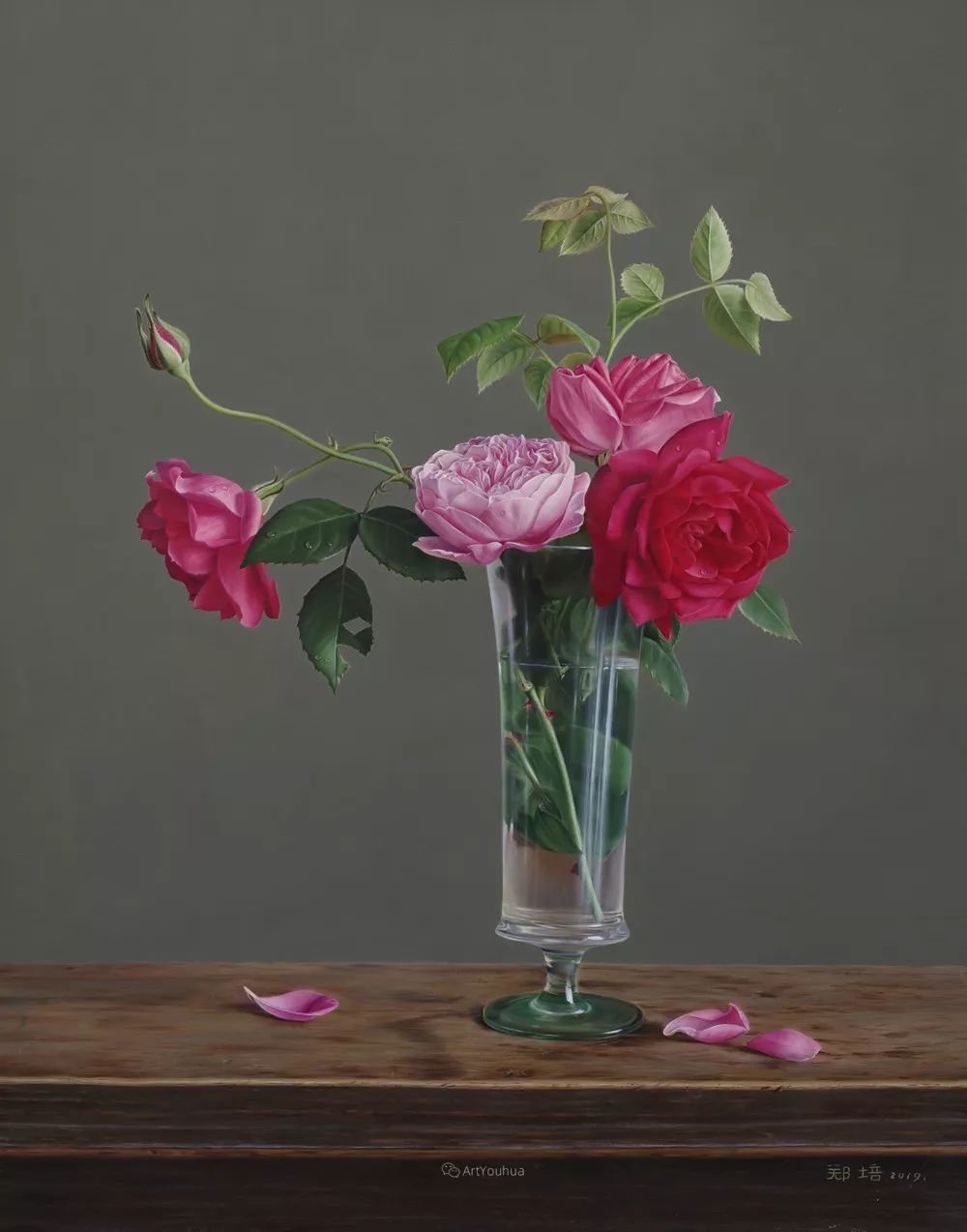 中国写意油画双年展高清作品集,国韵经典油画第五届