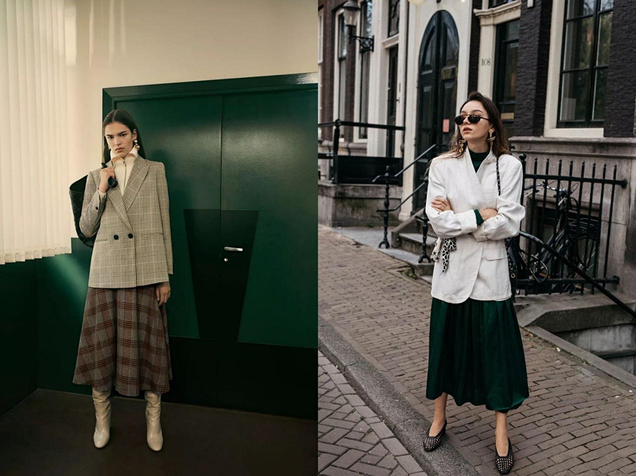 周涛知性穿搭,周涛西服穿搭