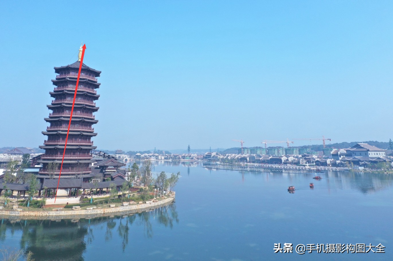 手机怎么拍倾斜摄影,拍照技巧手机摄影高楼