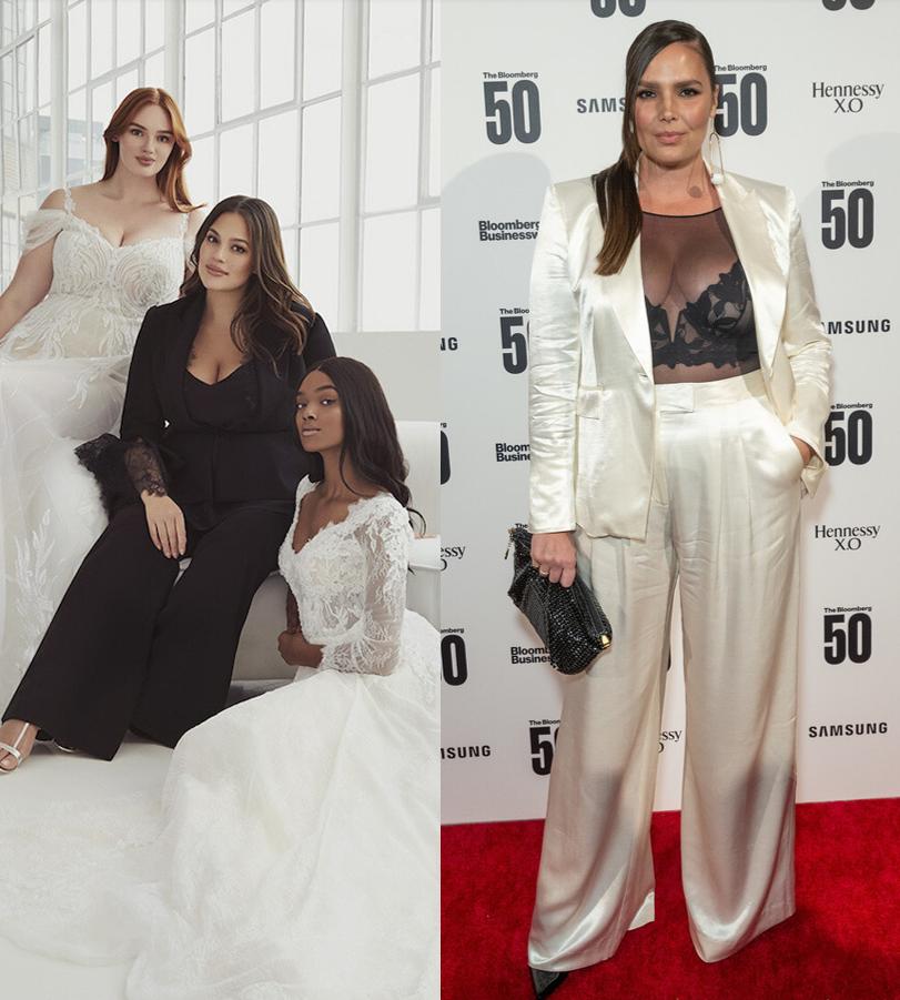 大码模特满身赘肉却不油腻,微胖大粗腿模特