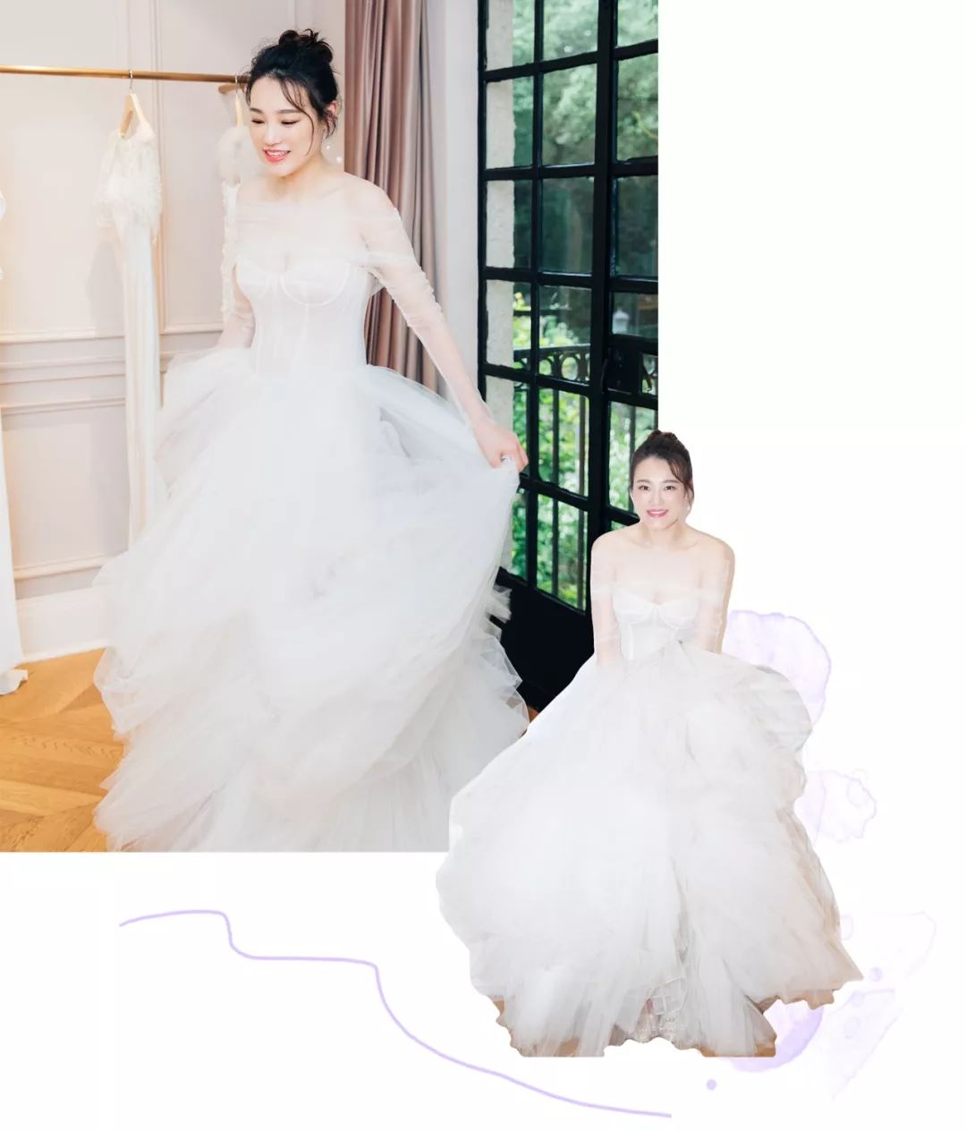 昆凌唐嫣谁漂亮,昆凌婚纱和baby婚纱