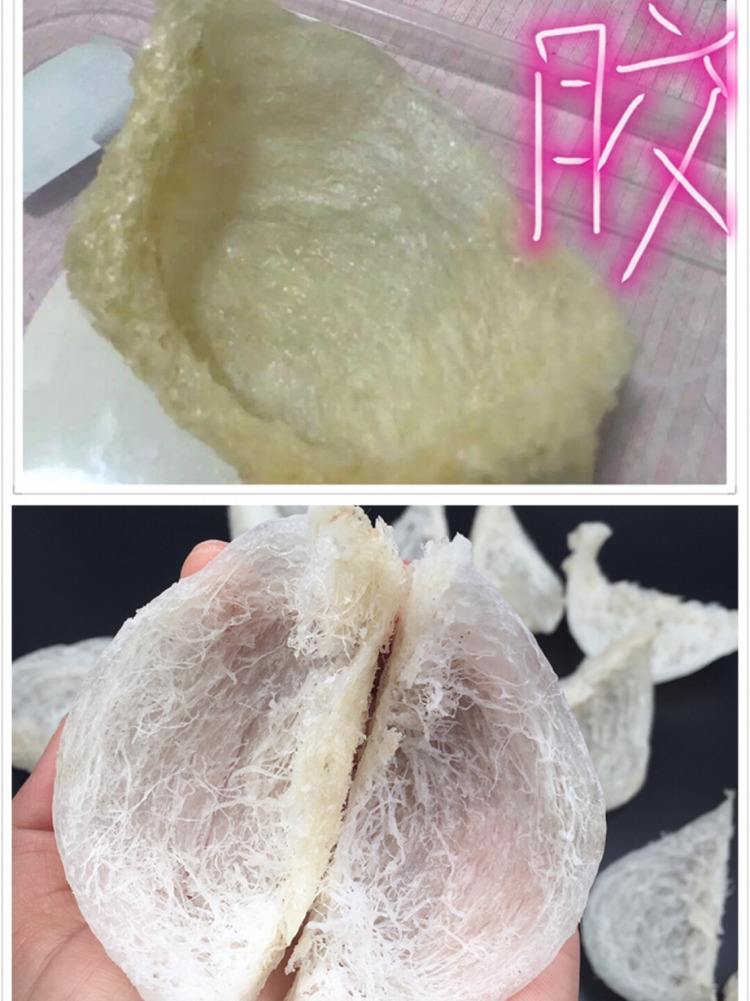燕窝刷胶对比图,刷胶燕窝