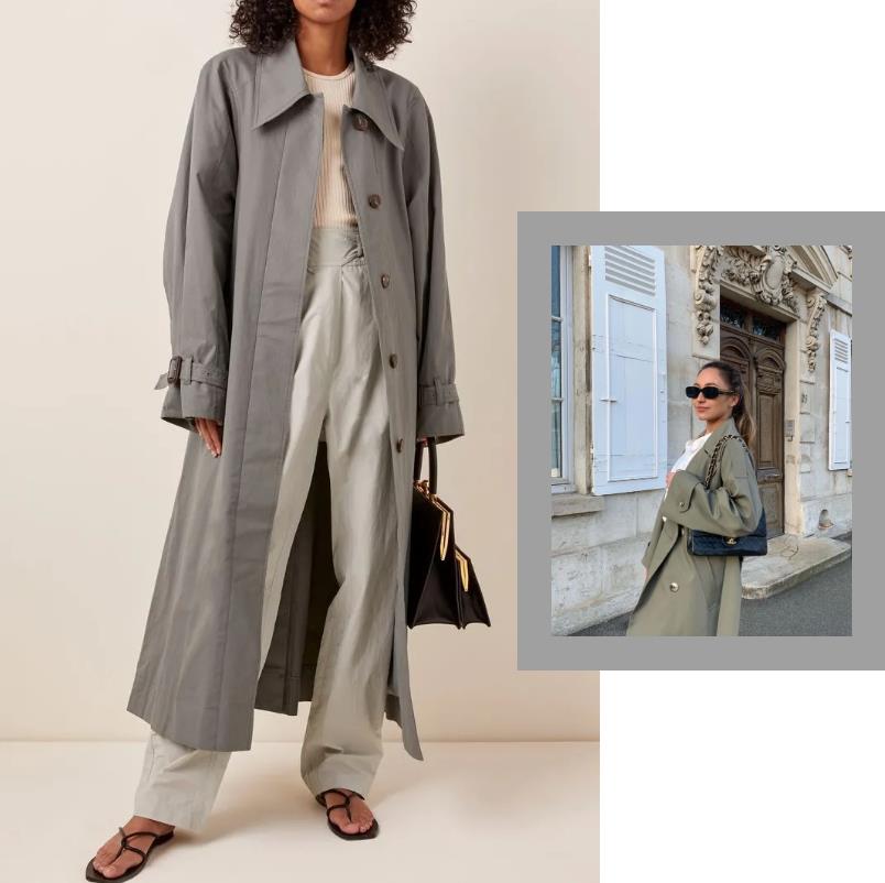 风衣10套穿搭,永不过时的风衣搭配图