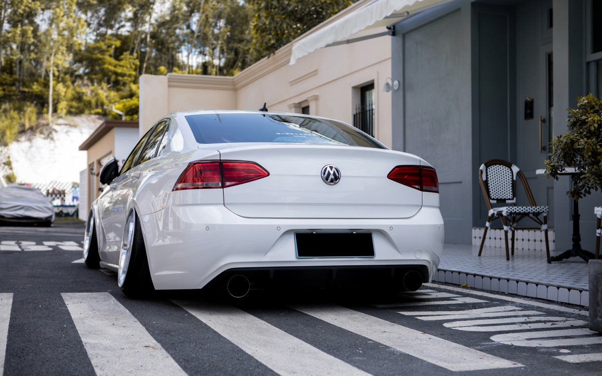 大众凌渡不仅可以很辣，改装后还可以变得又白又胖