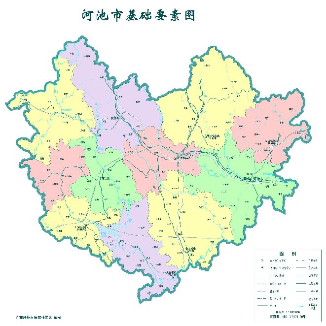 广西河池百色地图全图,广西河池南丹县地图