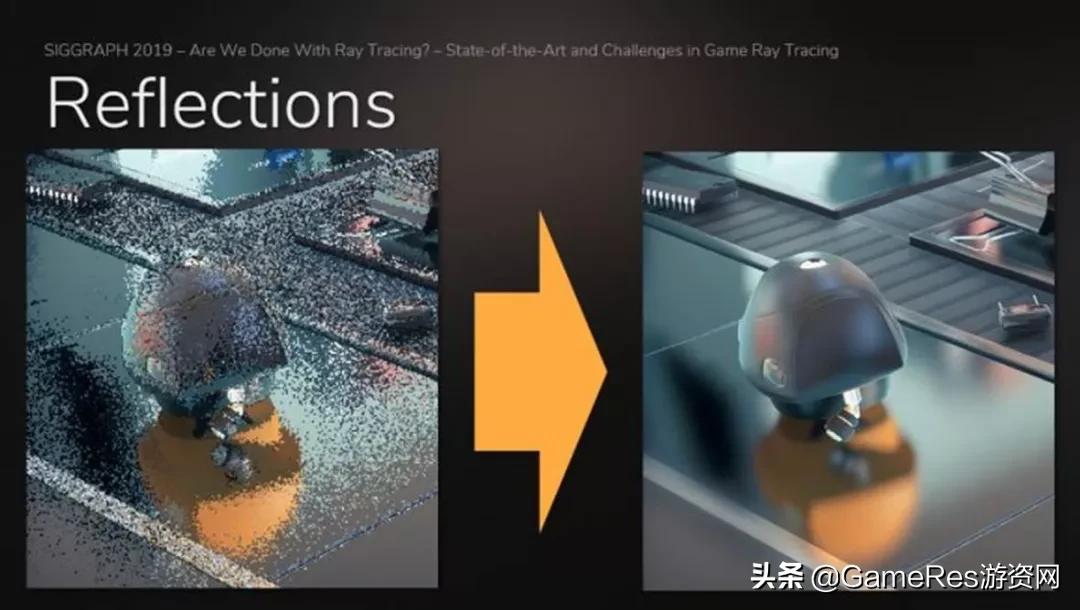 实时光线追踪技术动画对比 (地铁逃离将采用实时光线追踪技术)