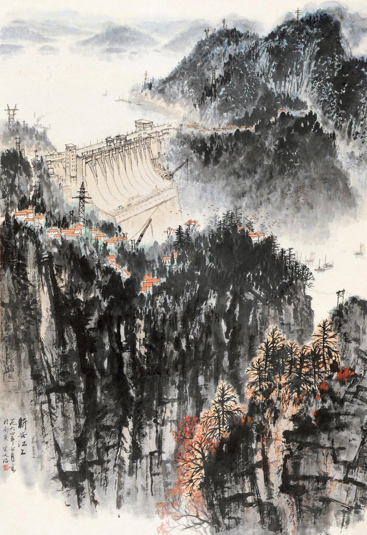 70年代名家绘画作品,体验90年代的绘画作品
