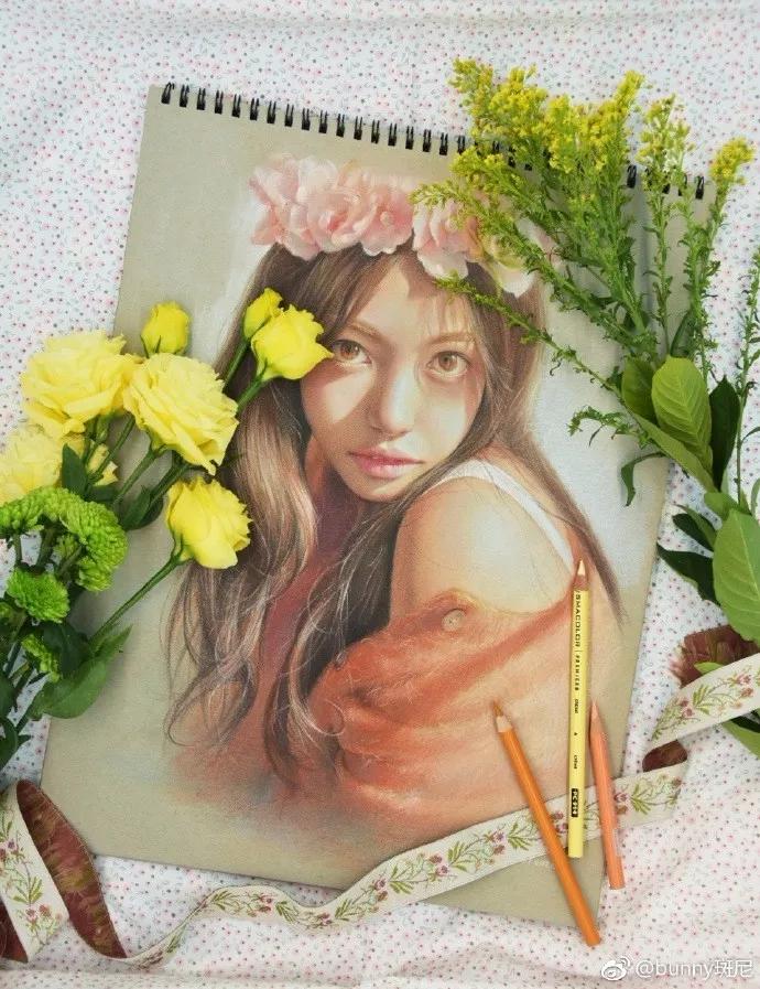 彩铅人物女孩教程视频,用彩铅画动漫人物天使恶魔