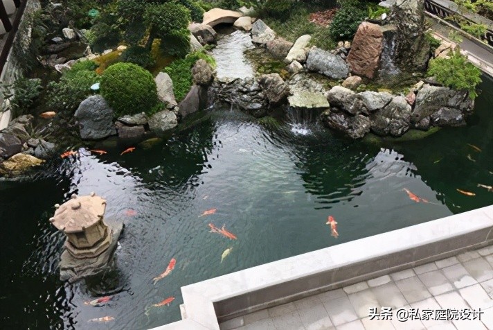 庭院假山鱼池施工设计,重庆正规庭院假山设计施工