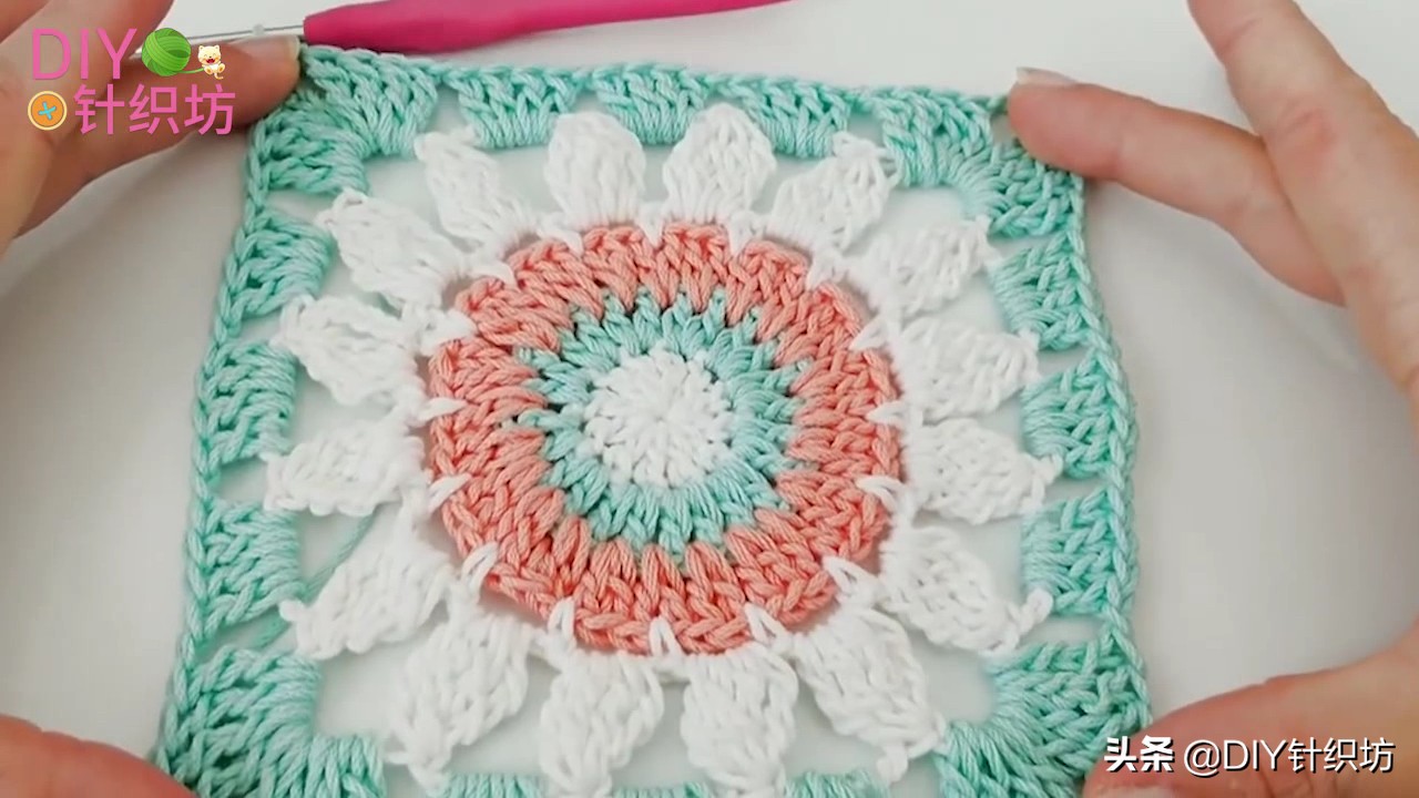小红书同款餐垫钩织教程,餐桌垫钩织教程简单好看