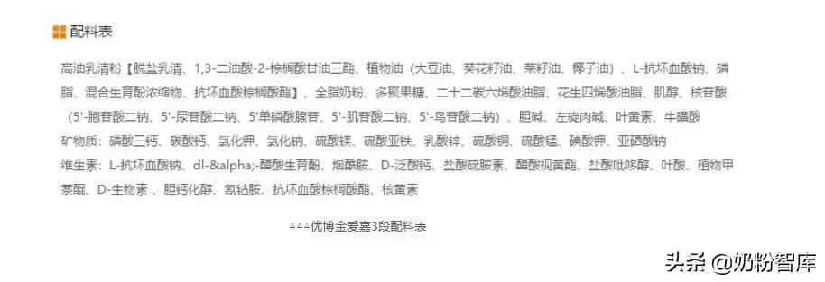 哪款奶粉opo含量高,哪款奶粉opo含量最高价格又实惠