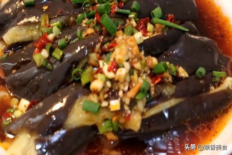 蒜泥拌茄子教程,蒜泥土豆茄子做法大全图解视频