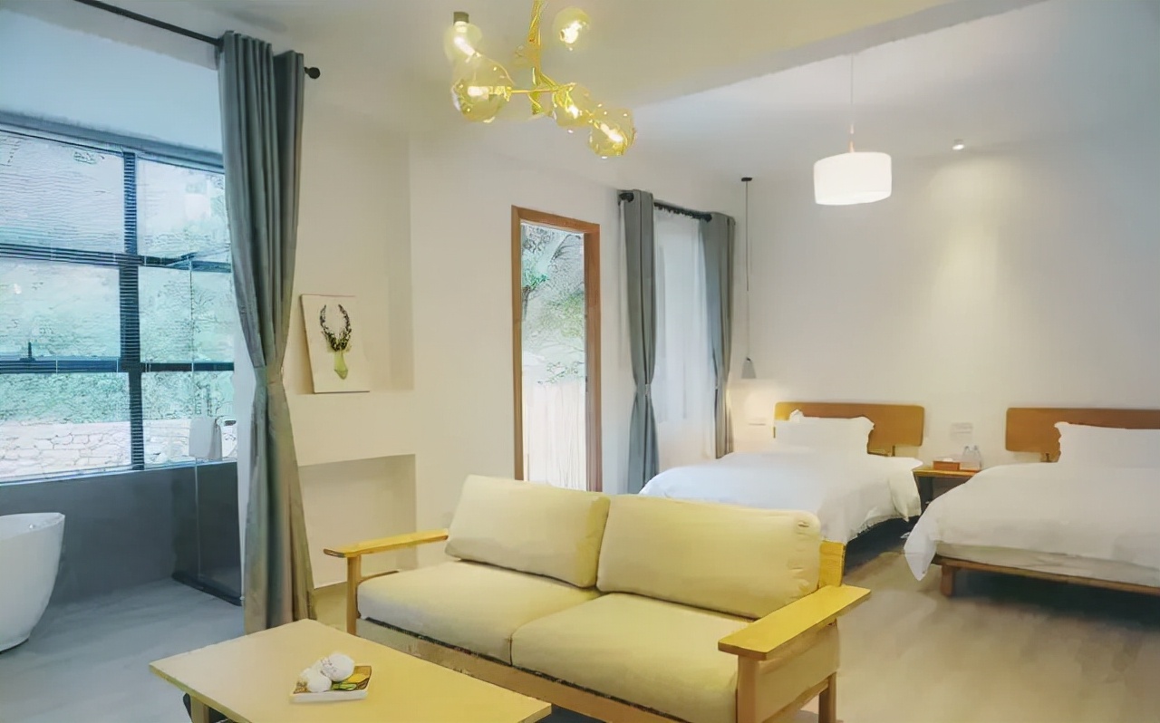 广州从化山野间隐奢桃源民宿，诗意野趣手作做个小木匠丨菁木山舍