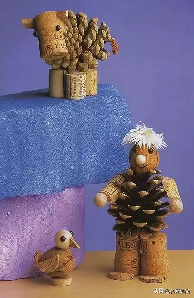 超简易手工环创,树干手工制作环创