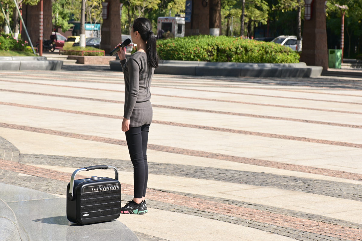 歌神就要秀出来，户外K歌好帮手，维妙K9三分频音箱上手体验