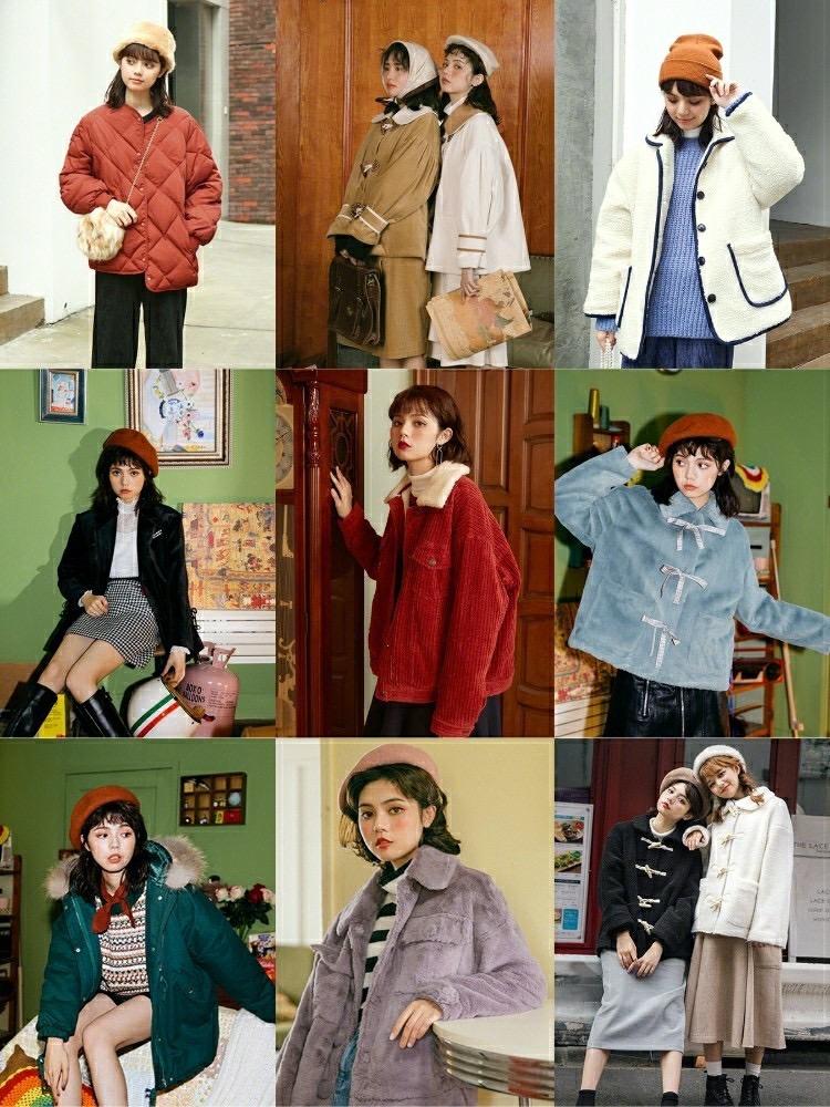 爆款女装薄款棉服,小众女款棉服